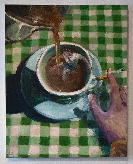 Pour Me A Cup, 2026, 16” x 20”
