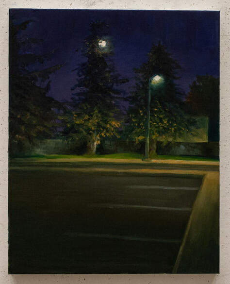 Moonlight Glow, 2025, Oil on Canvas, 16" x 20"