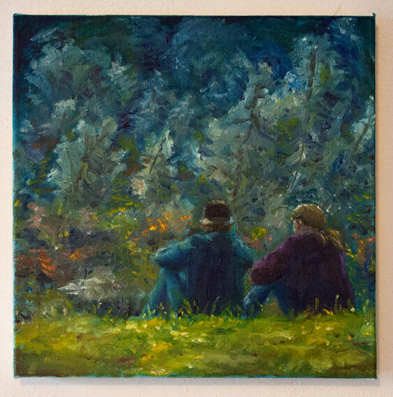 Siblings, 2026, Oil, 12.5” x 12.5”